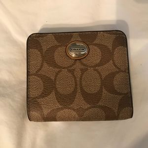 Floral Coach Wallet
